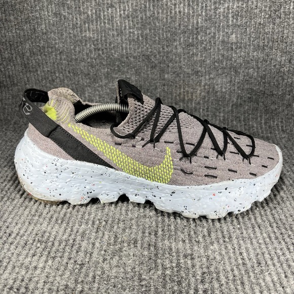 Nike Space Hippie 04 Men's Size 12.5 Grey Volt Blue Green Shoes CZ6398-001 - Picture 7 of 10